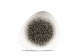Raku Quartz Black Triangle Plate